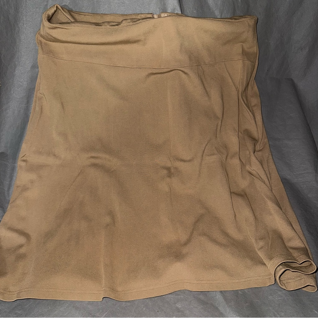Doncaster Khaki Color Stretch Skirt Career Womenâs 16